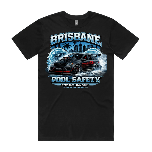 Black front flat lay