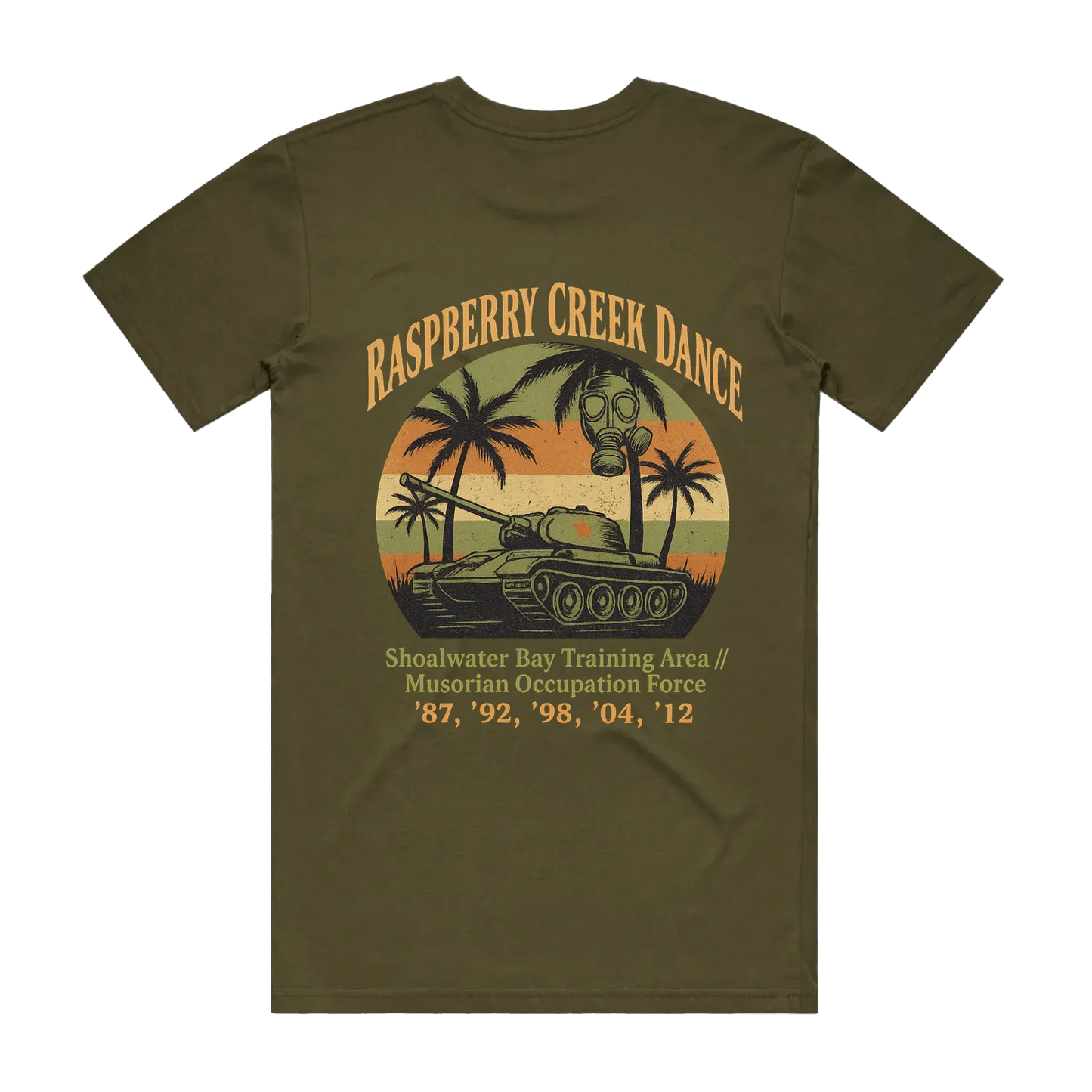 The "TOUR OF DUTY" Tee // Raspberry Creek Dance Edition