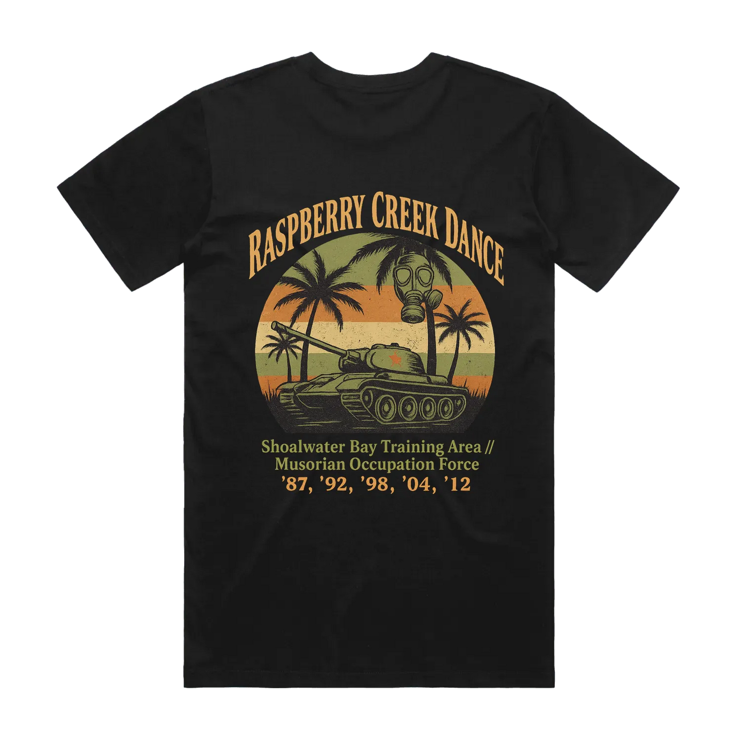 The "TOUR OF DUTY" Tee // Raspberry Creek Dance Edition