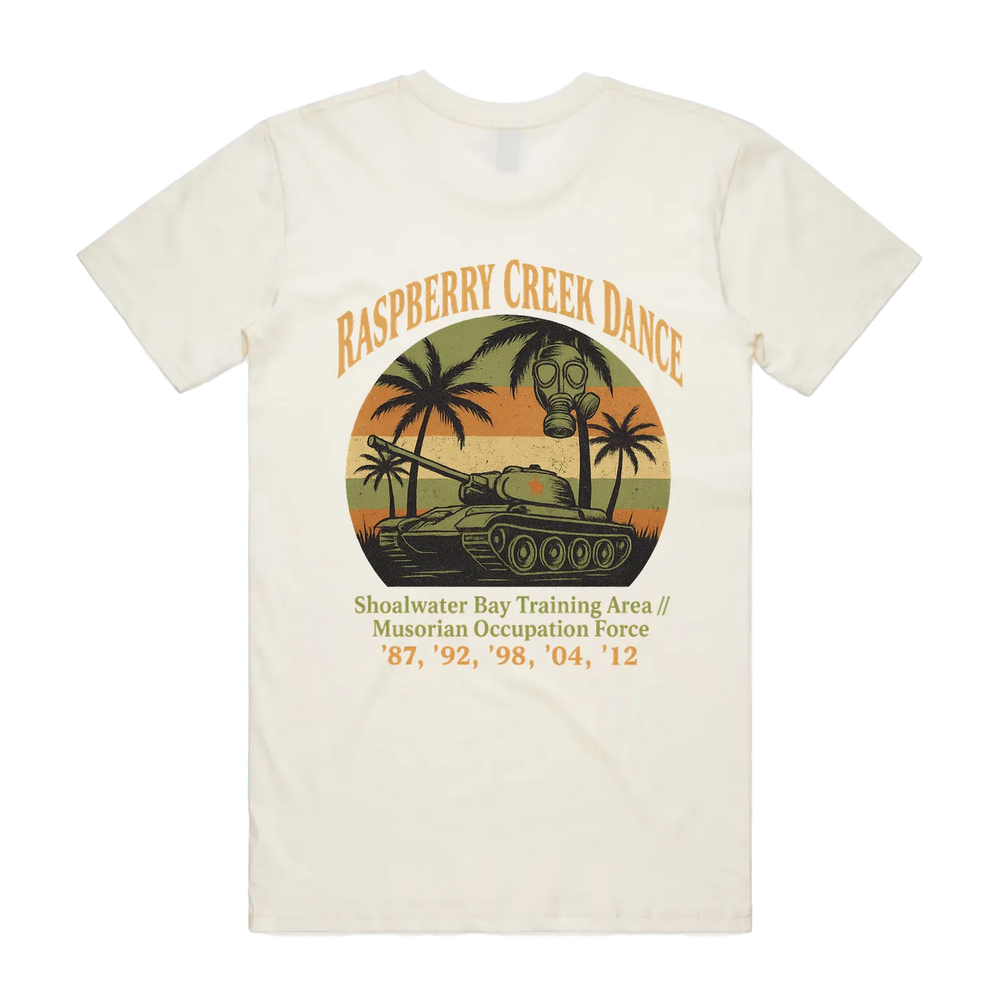 The "TOUR OF DUTY" Tee // Raspberry Creek Dance Edition