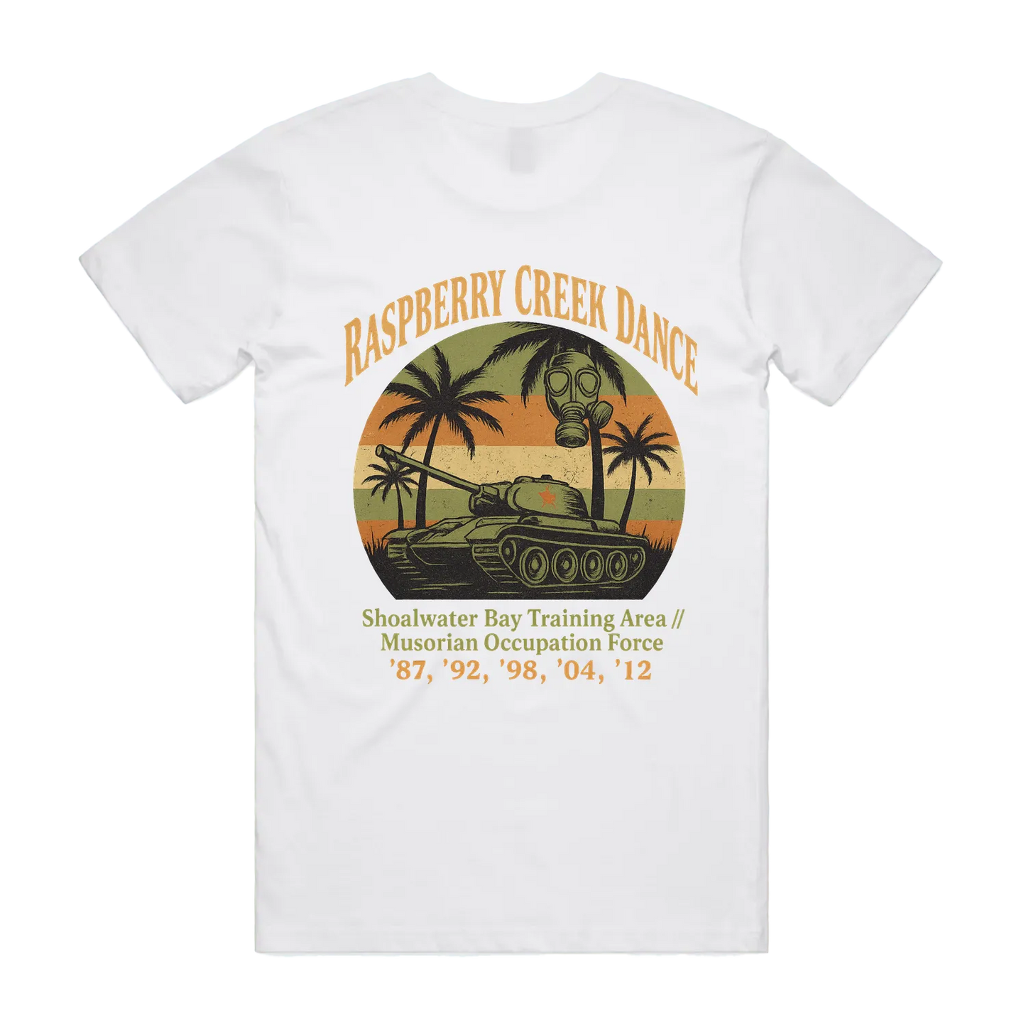 The "TOUR OF DUTY" Tee // Raspberry Creek Dance Edition